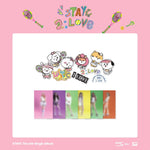 STAYC - [2:LOVE] 6th Single Album POP-UP CAFE MD REMOVABLE STICKER SET