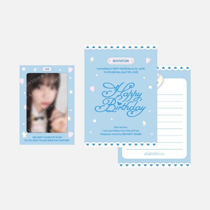 YE-ON (Hearts2Hearts) - [ARTIST BIRTHDAY] OFFICIAL MD PARTY CARD