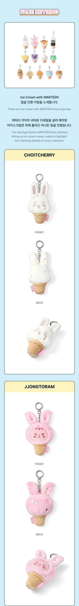 SEVENTEEN - [Ice Cream with MINITEEN] (OFFICIAL MD Face Keyring