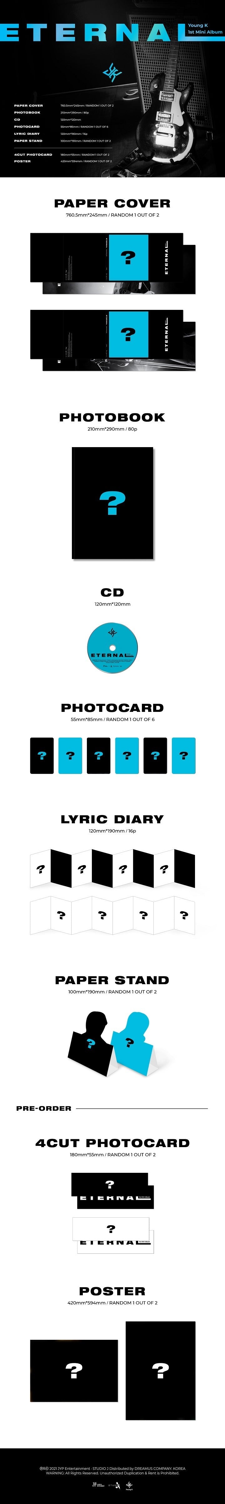 Young K (DAY6) - [Eternal] (1st Solo Album) – kpopalbums.com