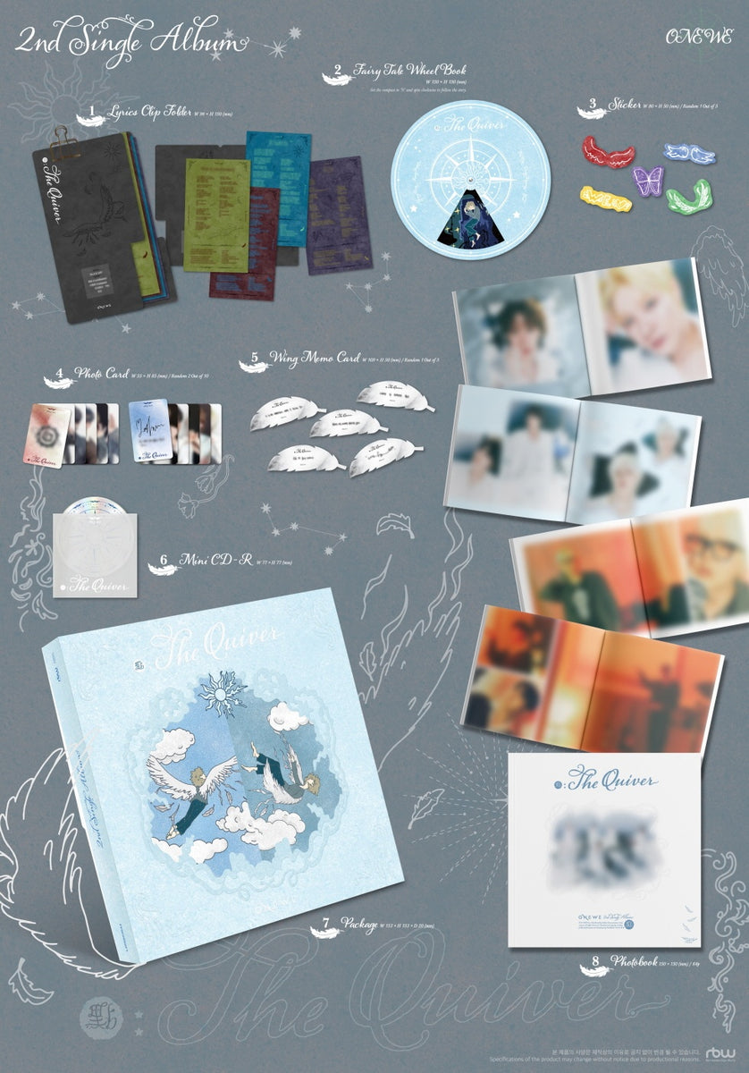 ONEWE - [點 : THE QUIVER] 2nd Single Album – kpopalbums.com