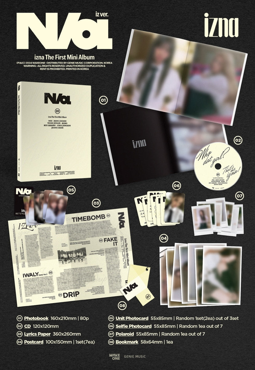 izna - [N/a] 1st Mini Album IZ Version – kpopalbums.com