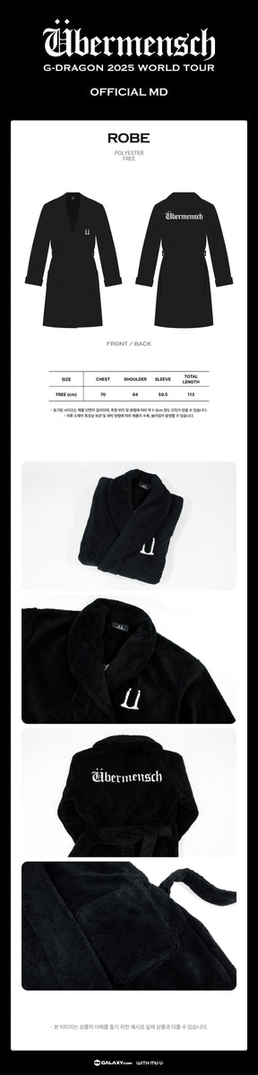 G-DRAGON 2025 WORLD TOUR ローブ G-DRAGON - [2025 WORLD TOUR IN KOREA] (OFFICIAL MD ROBE
