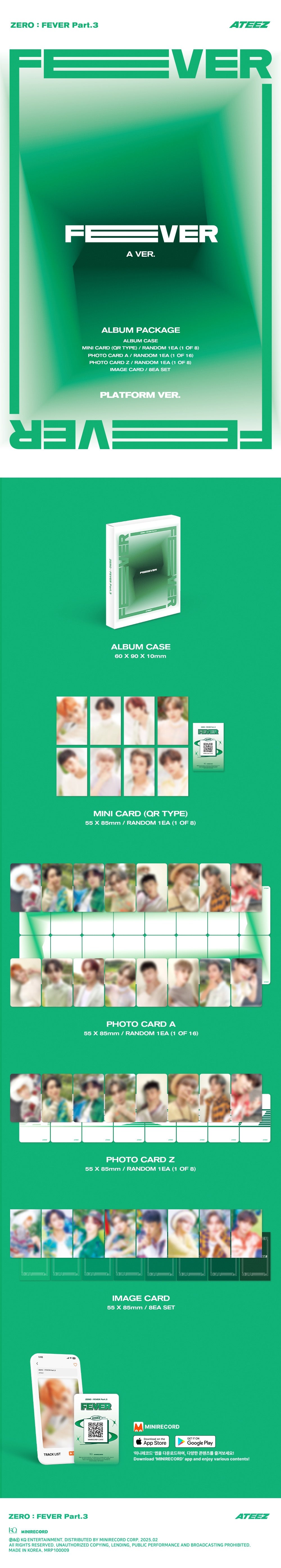 ATEEZ - [ZERO : FEVER PART.3] PLATFORM A Version – kpopalbums.com