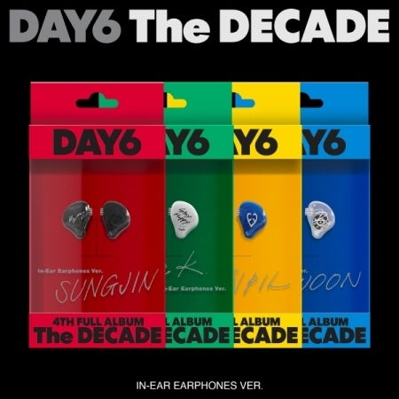 DAY6 The DECADE インイヤーver. ヨンケイ Young K DAY6 - The Decade (IN-Ear Ver.) 4th Full Album – CNA K-Pop