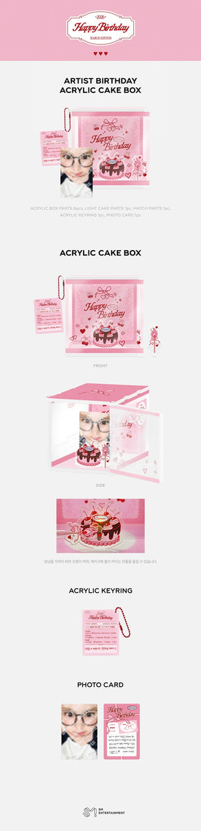 CARMEN - [ARTIST BIRTHDAY] (OFFICIAL MD ACRYLIC CAKE BOX