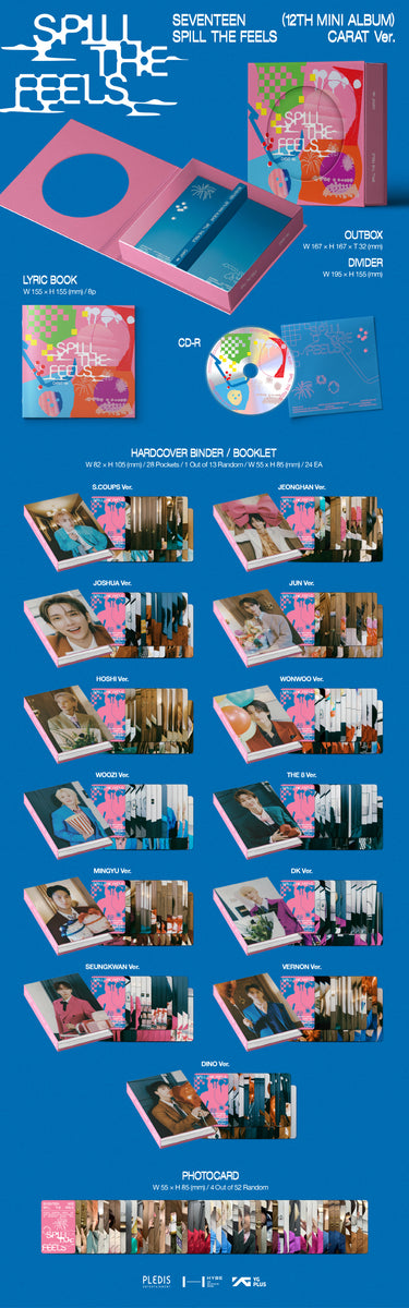 SEVENTEEN - [SPILL THE FEELS] 12th Mini Album CARAT WOOZI