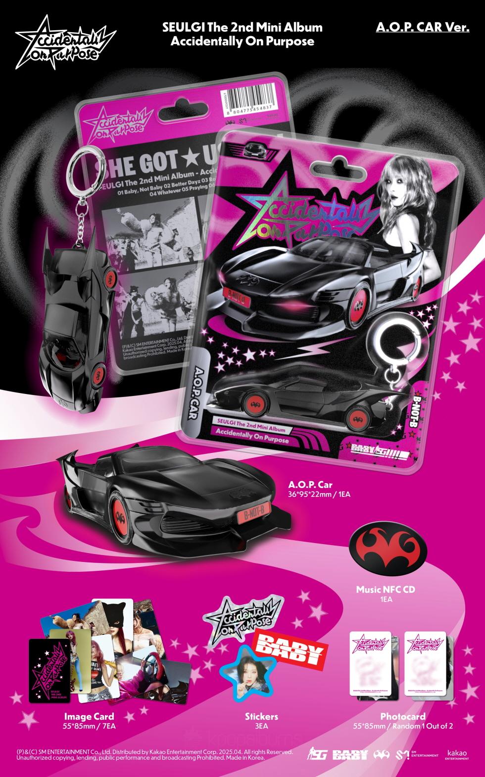*Album specifications - Package cover: 1 type - Mini car key ring: 1 type inserted - Music NFC CD: 1 type - Image Card: In...