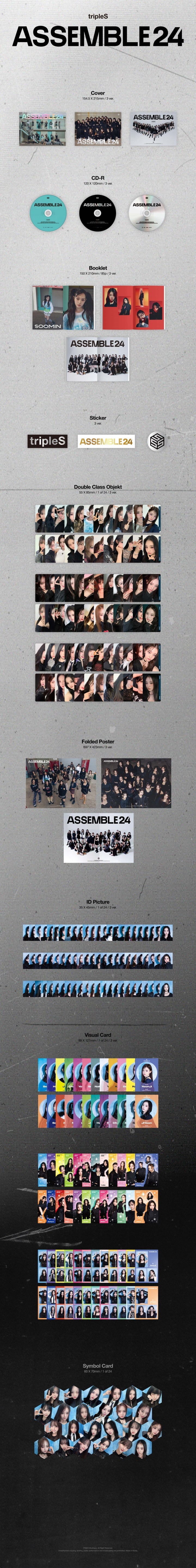 TRIPLES - [ASSEMBLE24] 1st Album 3 Version SET – kpopalbums.com