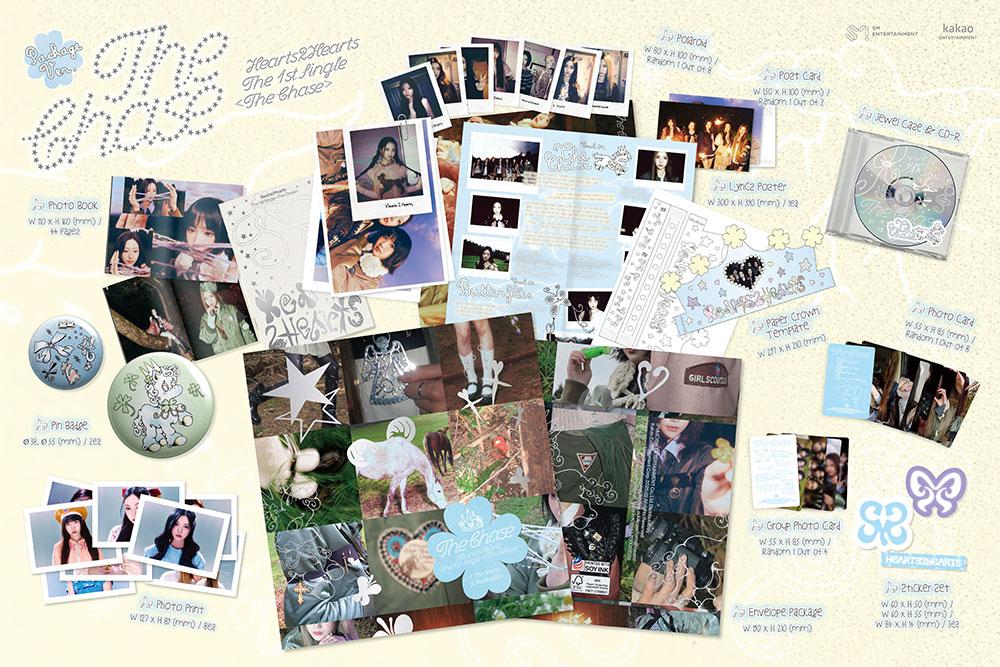 HEARTS2HEARTS - [THE CHASE] 1st Single Album PACKAGE Version