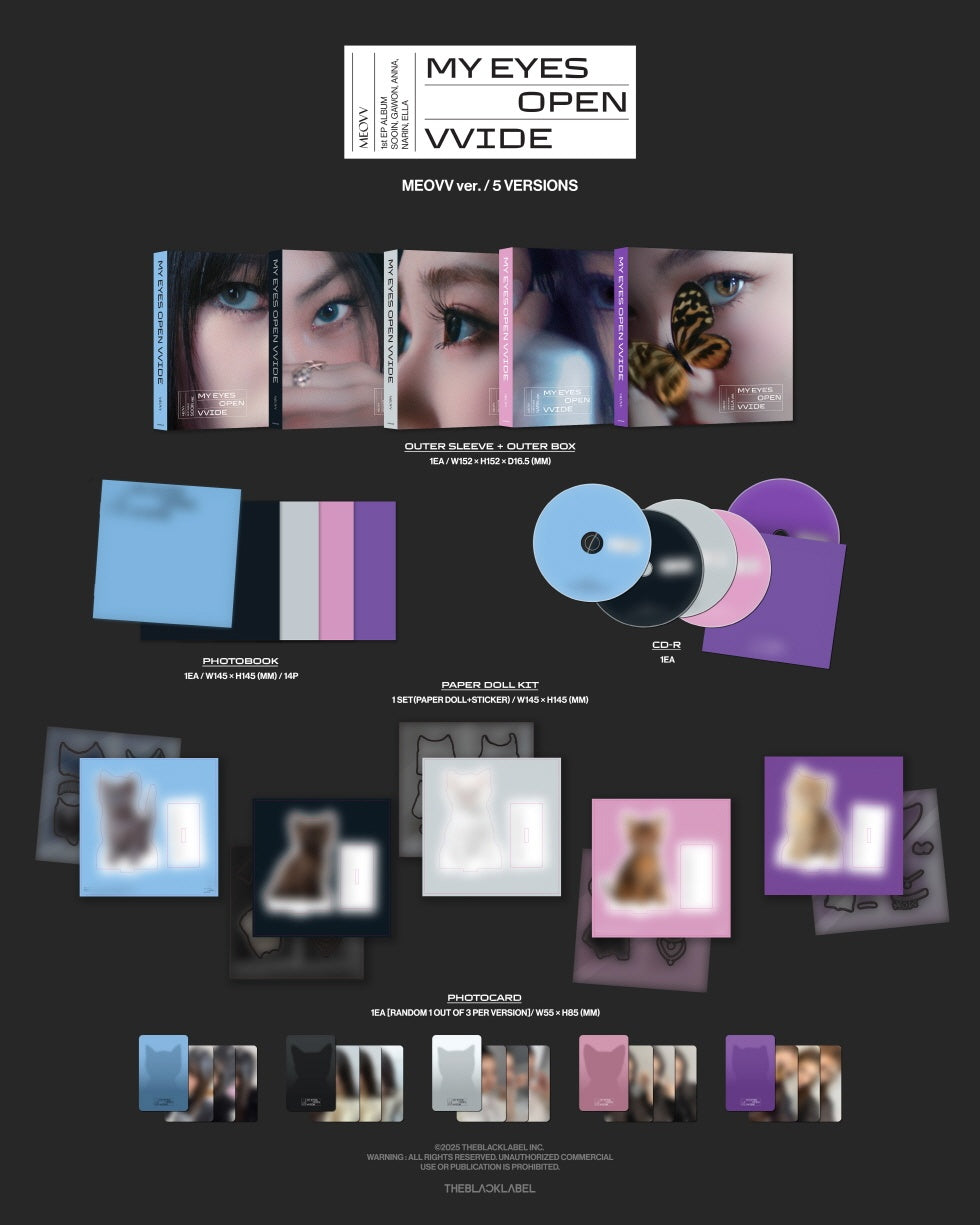 MEOVV - [MY EYES OPEN VVIDE] 1st EP Album MEOVV GAWON Version