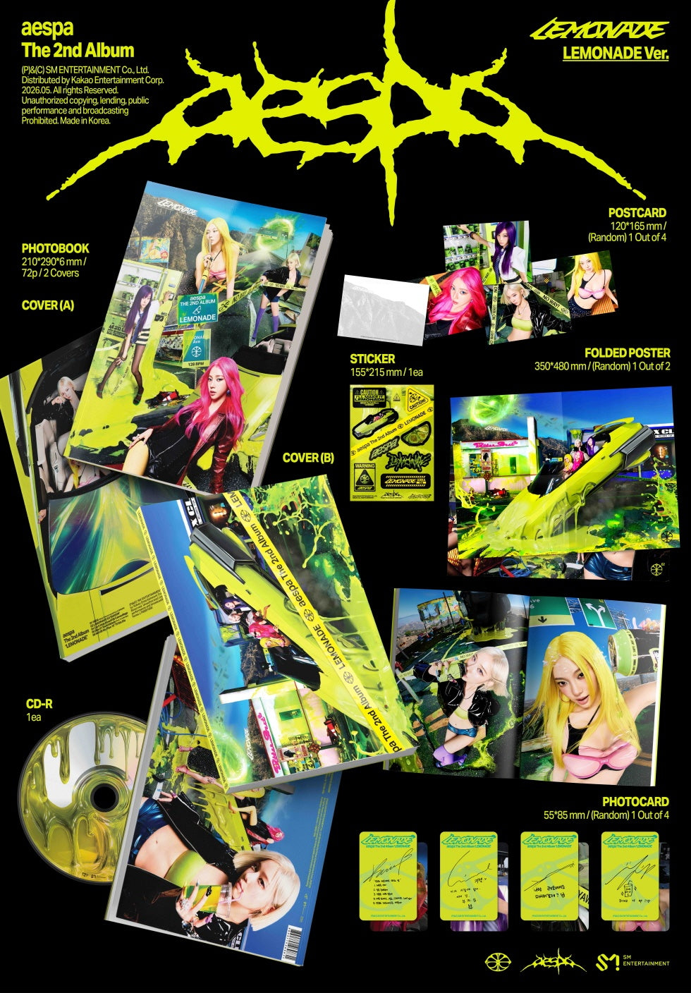 Album Specifications (Final) - Cover: 2 types / 210*290mm - Photobook: 72 pages - CD-R: 1 type - Sticker: 1 type inserted ...