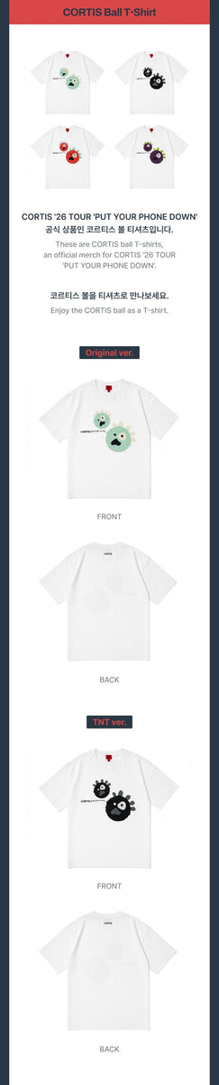 CORTIS - [PUT YOUR PHONE DOWN] 2026 TOUR OFFICIAL MD CORTIS Ball T