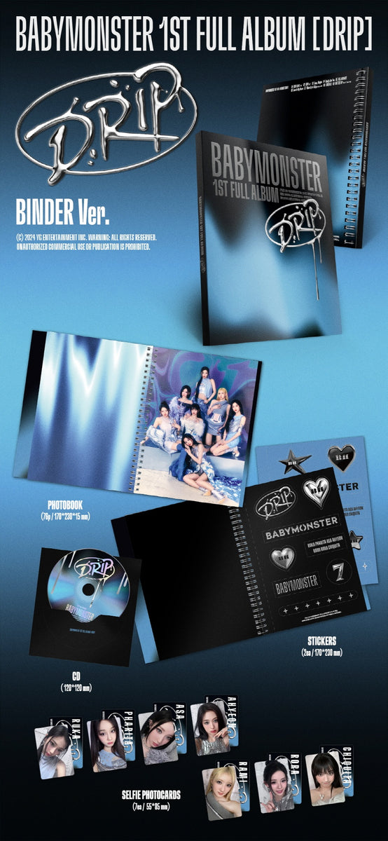 K-POP・アジア BABYMONSTER 1ST FULL ALBUM DRIP BABYMONSTER 1st Full Album - DRIP – Choice Music LA