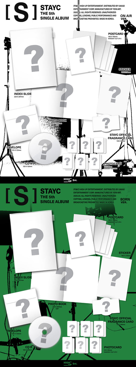STAYC アルバム5種6枚セット jp.ktown4u.com : STAYC - シングルアルバム5集 : S (PLVE Ver.)