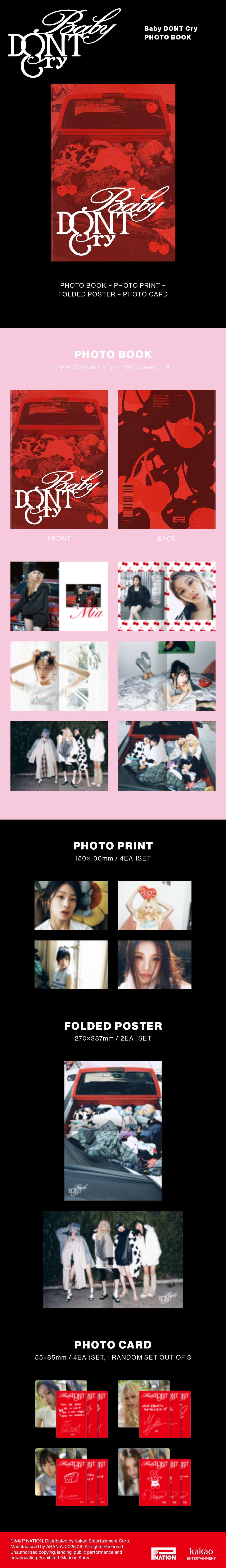 クミ　トレカ　限定　baby dont cry ① BABY DONT CRY - [F GIRL] Debut Single PHOTOBOOK – kpopalbums.com