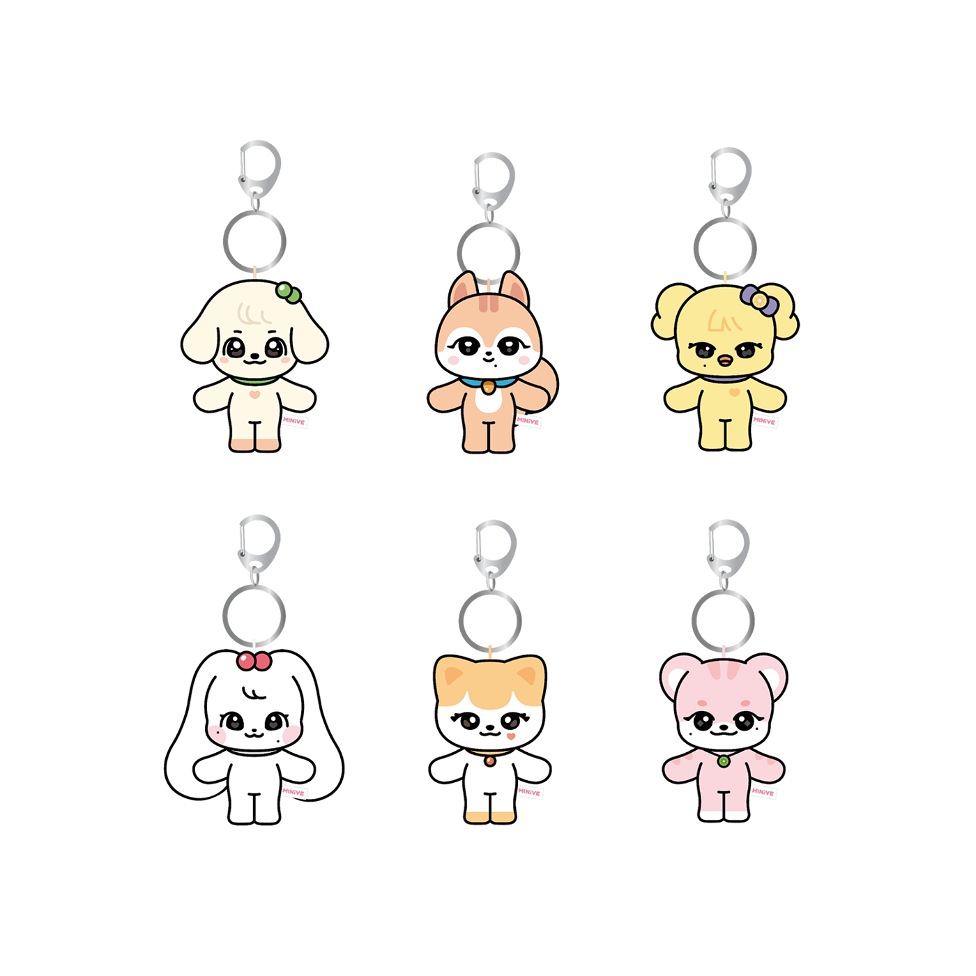 アイドル IVE MINIVE POP UP SCHOOL PLUSH KEYRING IVE - [WELCOME TO MINIVE SCHOOL] (MINIVE POP-UP MD SCHOOL