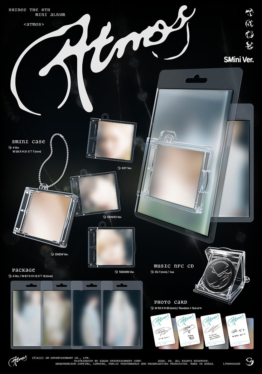 SHINee - [ATMOS] 6th Mini Album 5 Version (PRISMIC ATMOS + 4 SMini