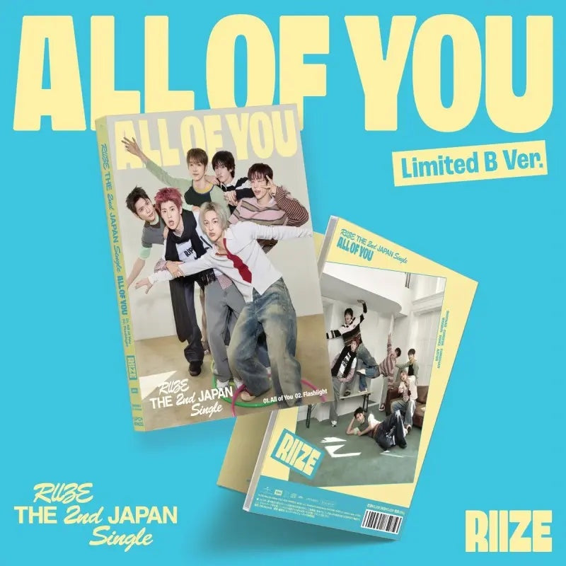 RIIZE - [ALL OF YOU] JAPAN Single Album LIMITED B (CD + PHOTOBOOK