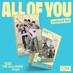 RIIZE - [ALL OF YOU] JAPAN Single Album LIMITED B (CD + PHOTOBOOK) Version