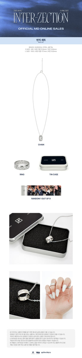 THE BOYZ - [INTER-ZECTION] (CONCERT OFFICIAL MD RING SET