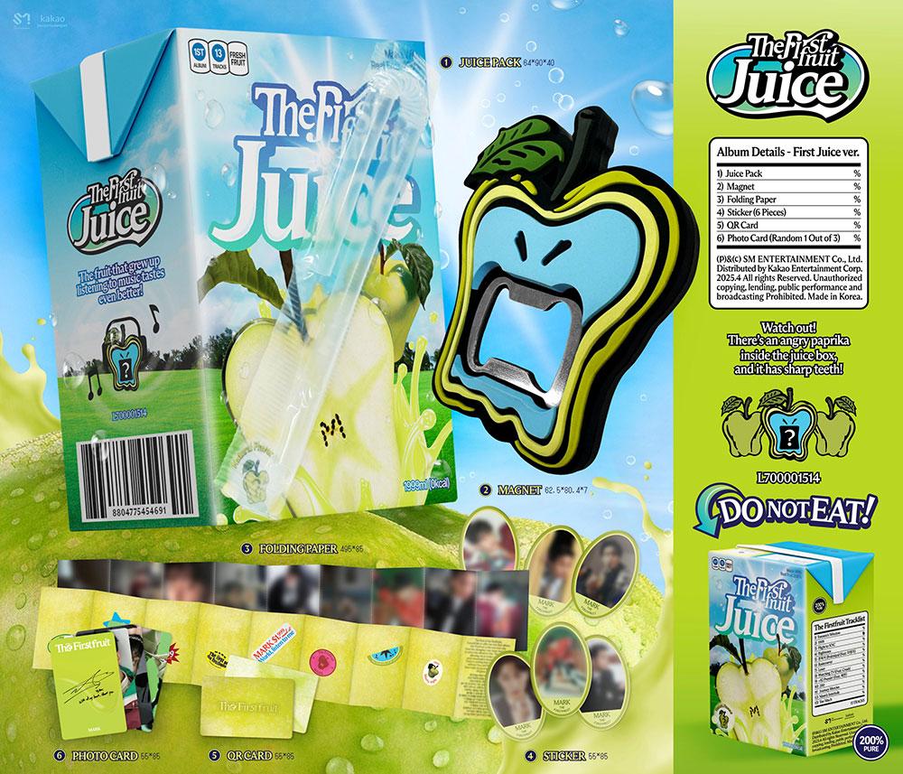 *Album specifications - Juice pack package: 1 type - Magnet: Type 1 - Folding paper: 1 type - QR card: 1 type - Stickers: ...