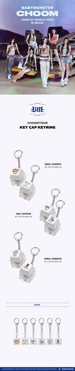 BABYMONSTER - [춤(CHOOM)] (WORLD TOUR IN SEOUL OFFICIAL MD KEY CAP