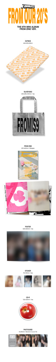 Photobook] fromis9 6th Mini Album - From Our 20's (Random