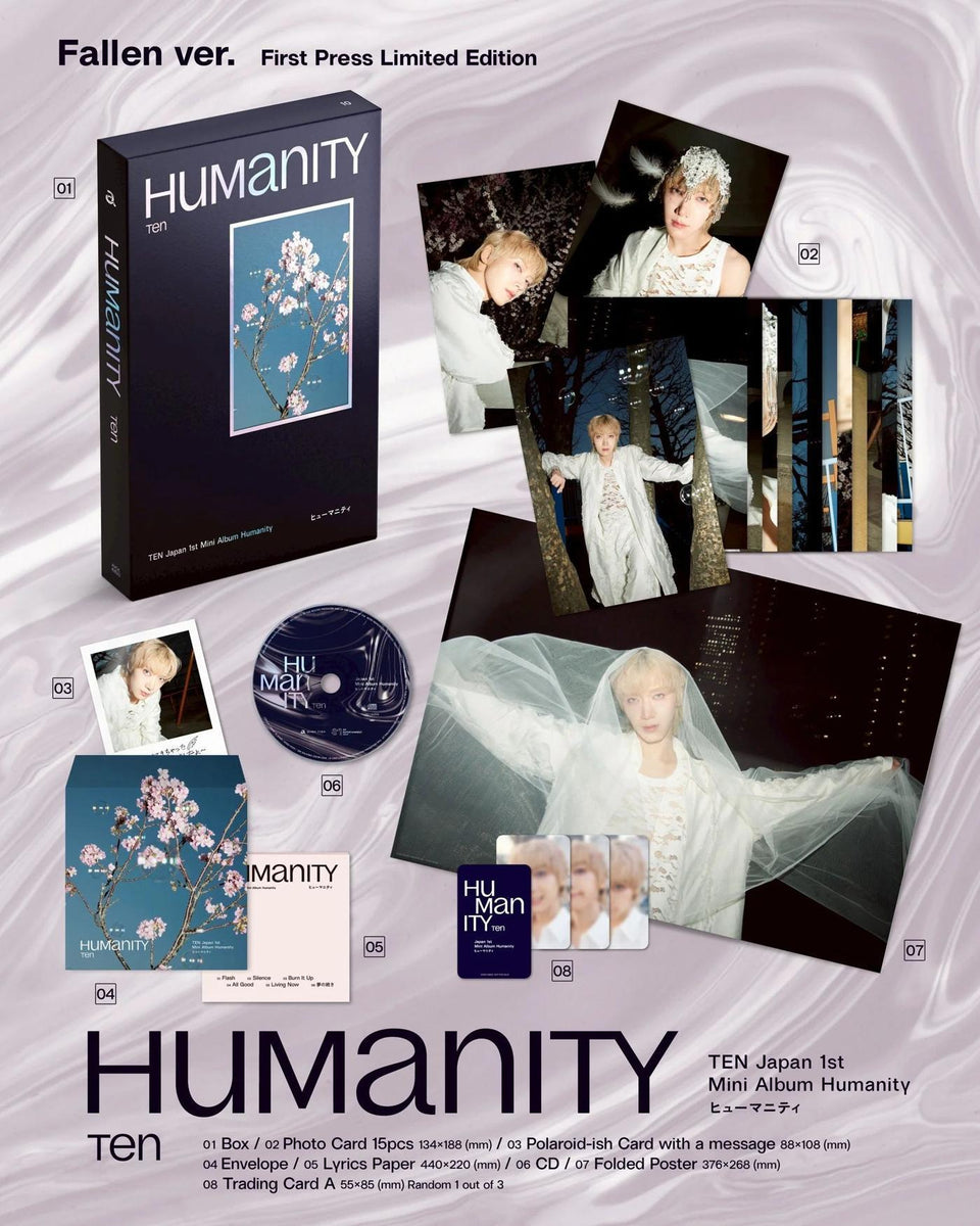 TEN - [Humanity] Japan 1st Mini Album LIMITED Edition FALLEN