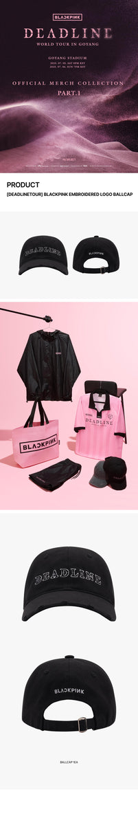 BLACKPINK DEADLINE ロゴ ボールキャップ① BLACKPINK ロゴ DEADLINE キャップ 帽子 ワールドツアー - メルカリ