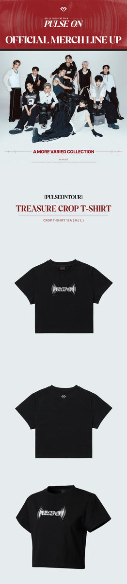 TREASURE - [PULSE ON] (2025-26 TOUR OFFICIAL MD CROP T-SHIRT