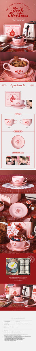 RIIZE - [2024 PINK CHRISTMAS] OFFICIAL MD CUP & SAUCER SET