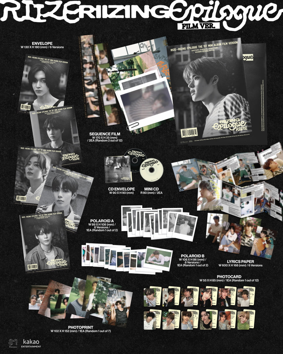 RIIZE - [RIIZING : EPILOGUE] 1st Mini Album FILM ANTON Version
