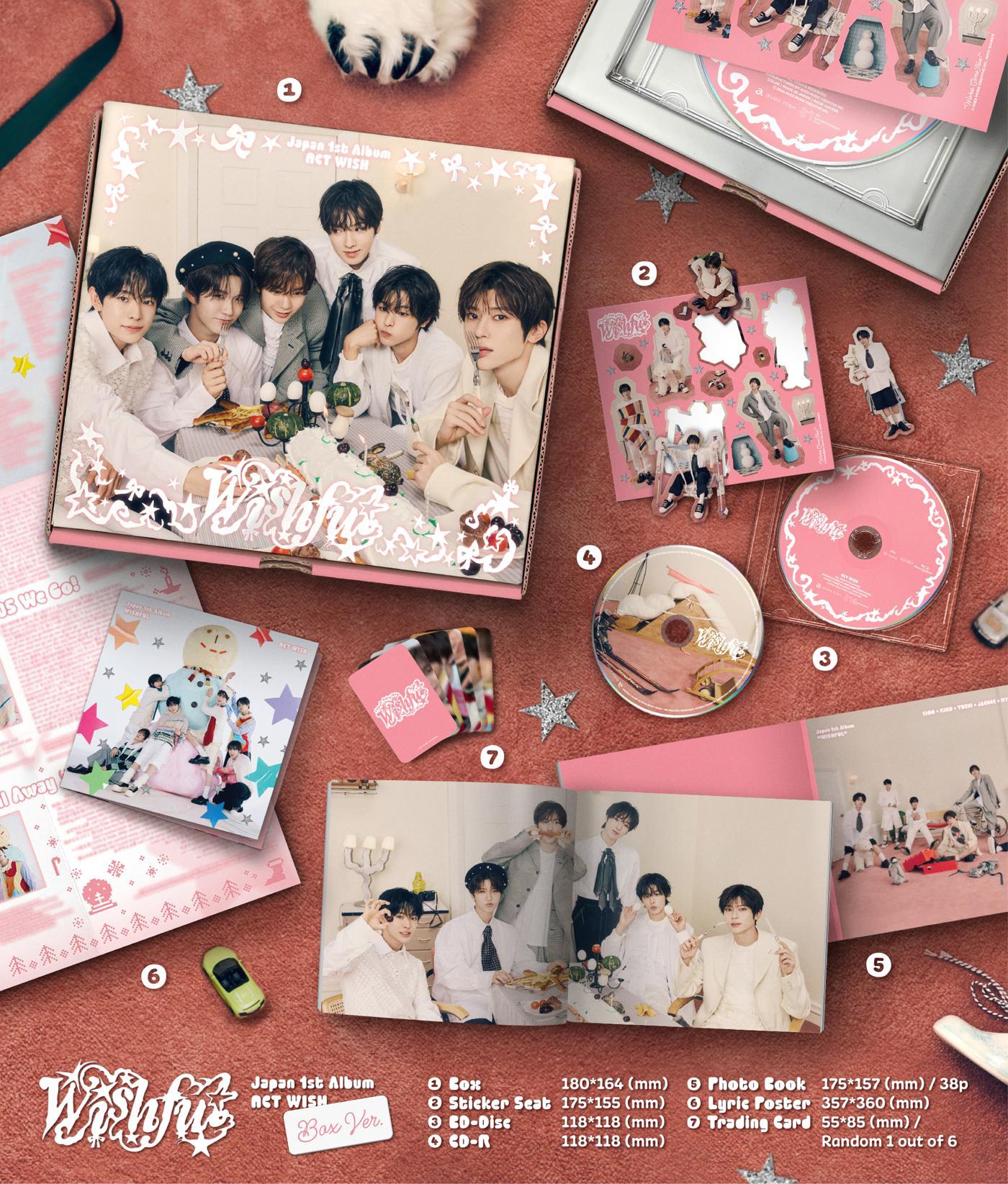 NCT WISH JAPAN 1ST ALBUM 'WISHFUL' OFFICIAL PHOTOCARD ALBUM