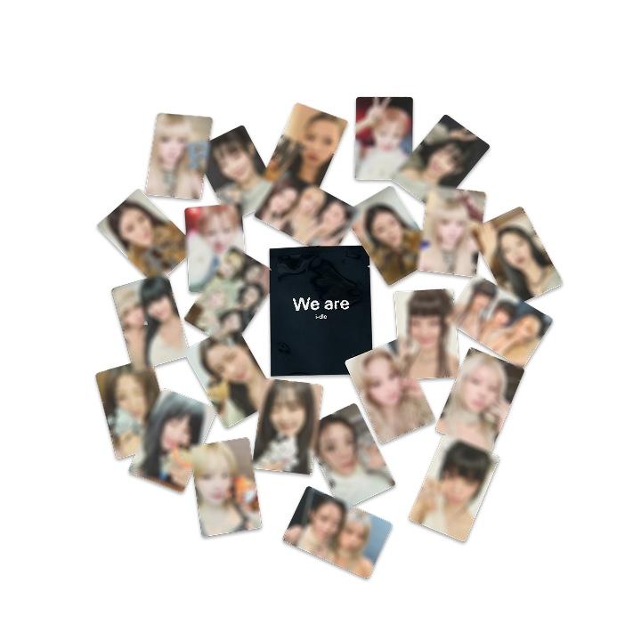 IDLE We are ポップアップ 限定 トレカ ５枚セット I-DLE WE ARE POP-UP LINE FRIEND MD MERCH PHOTOCARD OFFICIAL