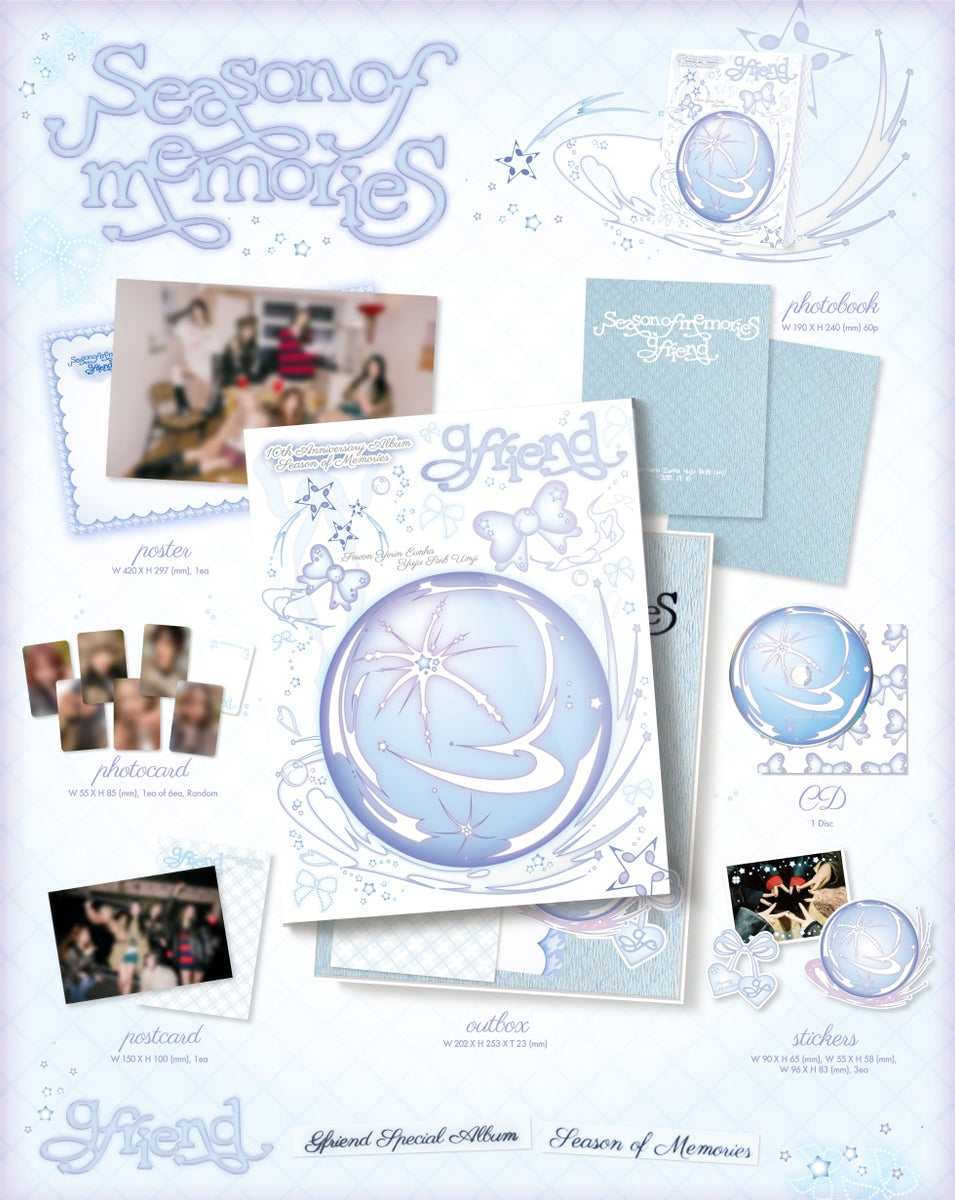 GFRIEND season of memories サノク   エリン　トレカ GFRIEND - [SEASON OF MEMORIES] SPECIAL Album – kpopalbums.com