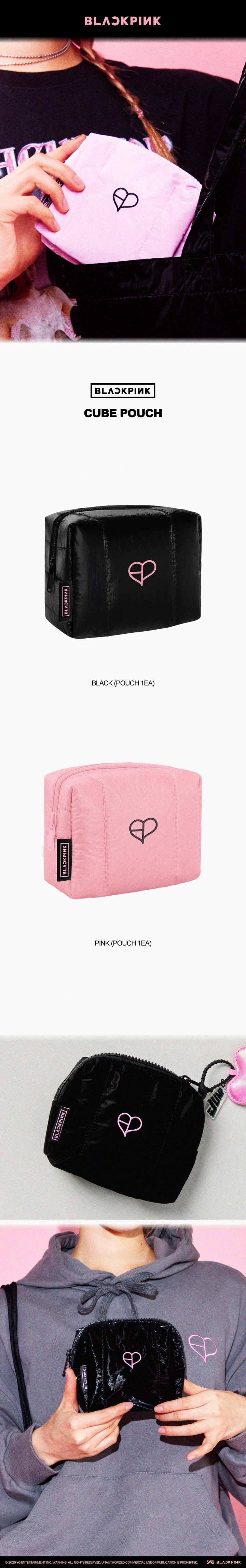 BLACKPINK - [JUMP POPUP] (OFFICIAL MD CUBE POUCH) – kpopalbums.com