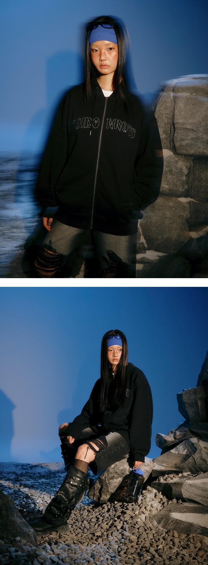 アイドルグッズ TOMORROW X TOGETHER - TXT ACT:BOY ZIP-UP HOODIE TXT - [ACT : TOMORROW] (WORLD TOUR MD Zip-Up Hoodie