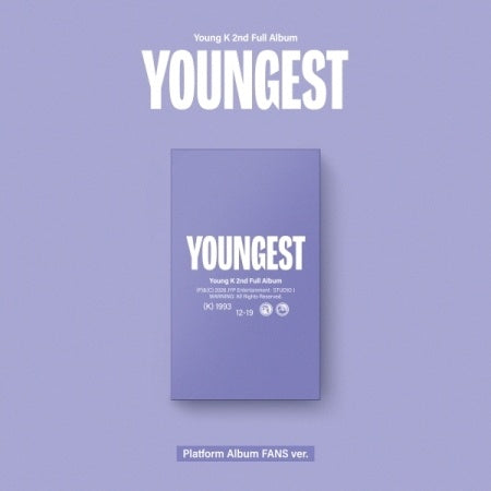 YOUNG K (DAY6) - [YOUNGEST] 2nd Full Album PLATFORM ALBUM FANS