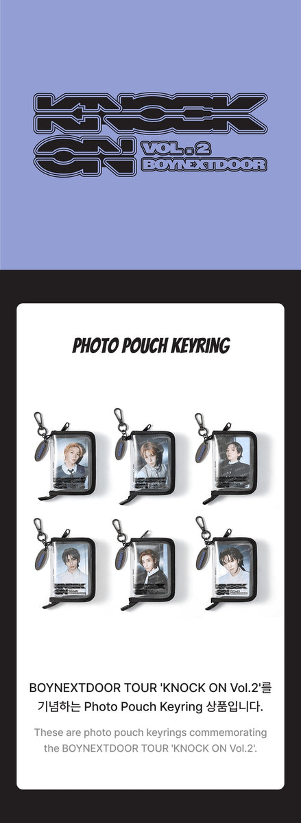 専用　BOYNEXTDOOR キーリング 2点 BOYNEXTDOOR - [KNOCK ON Vol.2] (TOUR OFFICIAL MD Photo Pouch