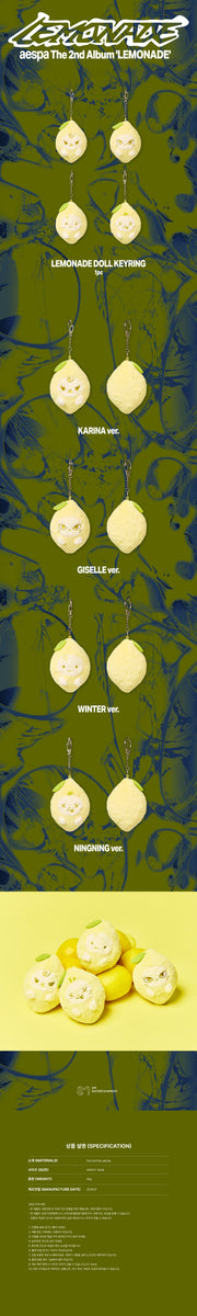 aespa - [aespa WEEK - MAKE IT LEMONADE] (OFFICIAL MD DOLL KEYRING