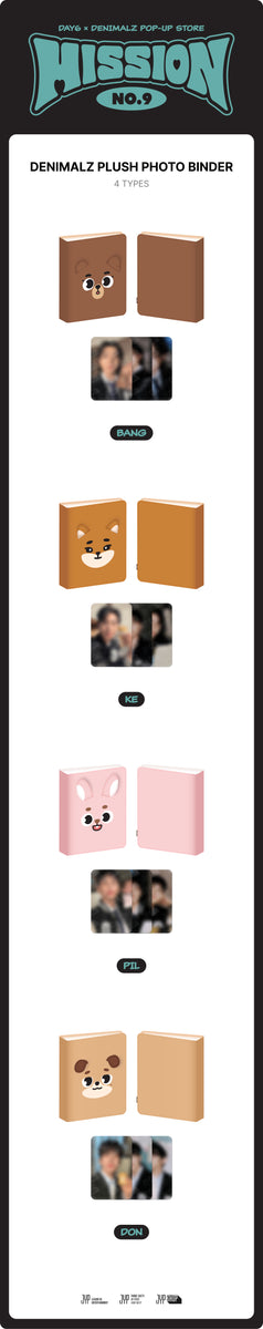 DAY6 - [MISSION No.9] POP-UP MD DENIMALZ PLUSH PHOTO BINDER