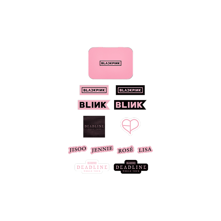 BLACKPINK MUSHINSA DEADLINE ステッカー　6枚　限定 BLACKPINK - BLACKPINK ソウル MD MUSHINSA DEADLINE ステッカー