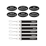 (PRE-ORDER) BABYMONSTER - [춤(CHOOM)] WORLD TOUR IN SEOUL OFFICIAL MD WAPPEN BADGE + NAME STRAP SET