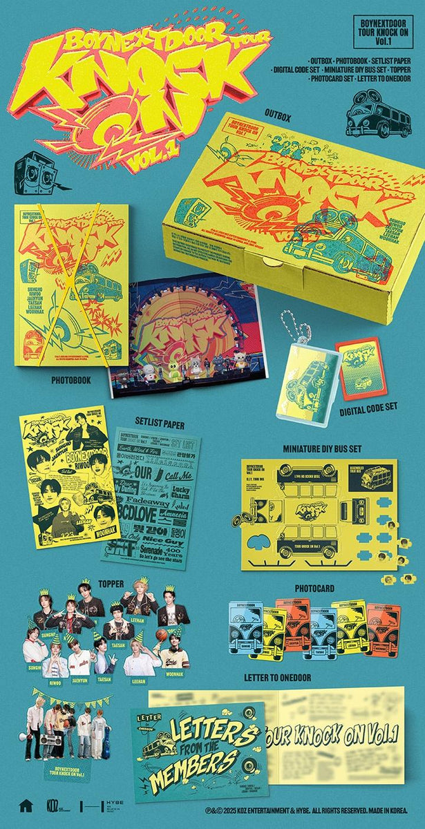 BOYNEXTDOOR - [KNOCK ON VOL.1] TOUR – kpopalbums.com