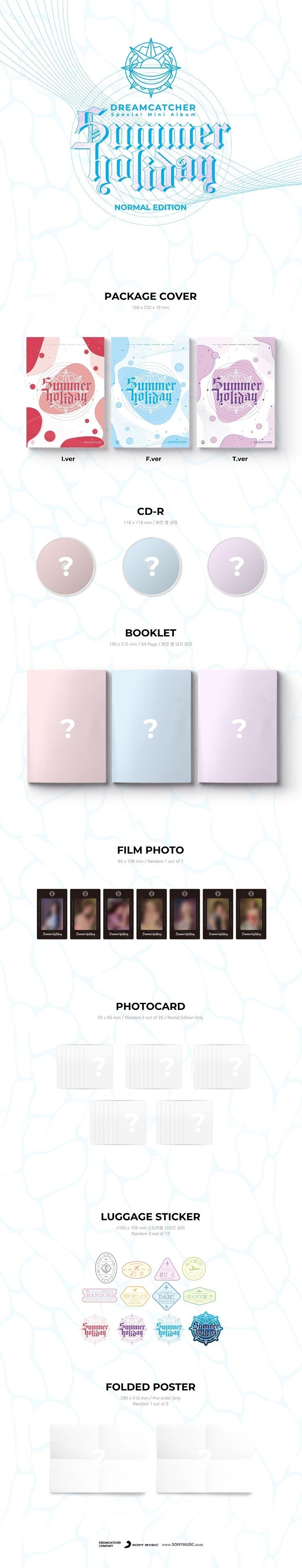 DREAMCATCHER - [SUMMER HOLIDAY] (Special Mini Album Normal Edition