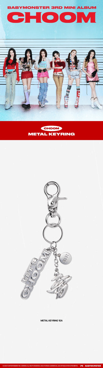 BABYMONSTER - [CHOOM] (3RD MINI ALBUM MD METAL KEYRING