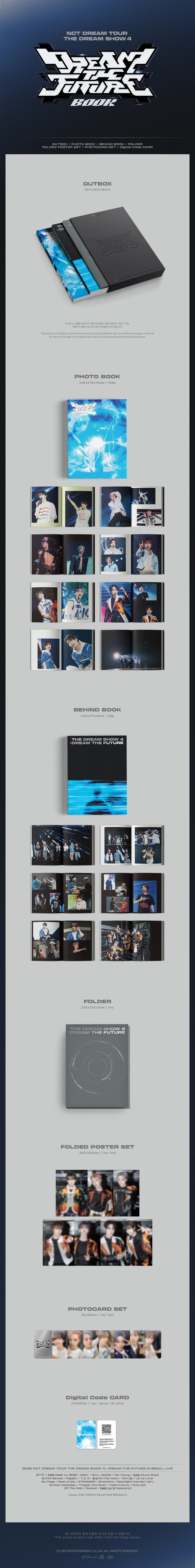 [CONTENTS] 2025 NCT DREAM THE DREAM SHOW4 : DREAM THE FUTURE in SEOUL LIVE BTTF Déjà Vu (舞代路) Ridin' ISTJ BOOM We Young Du...