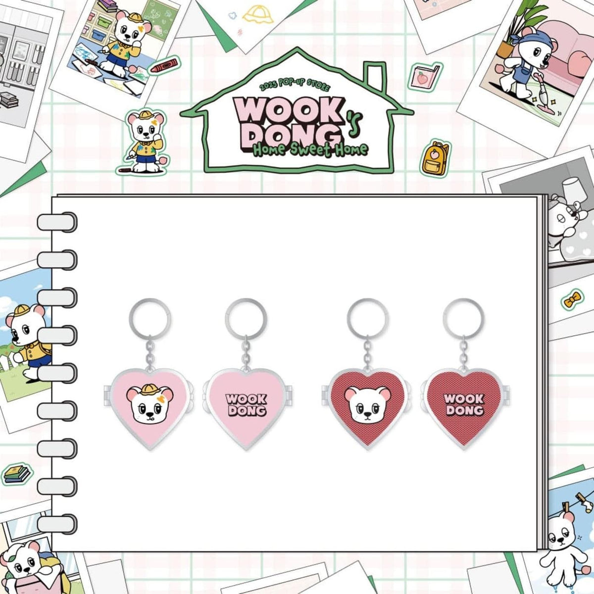 LEE DONG WOOK - [WOOKDONG'S HOME SWEET HOME] (MD LOCKET MIRROR