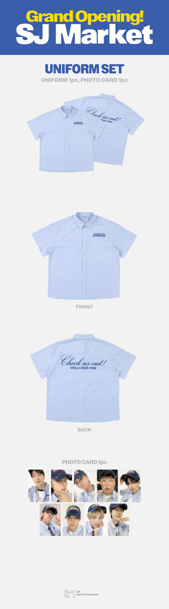 SUPERJUNIOR SJ MARKET ユニフォーム シャツ ウニョク SUPERJUNIOR SJ